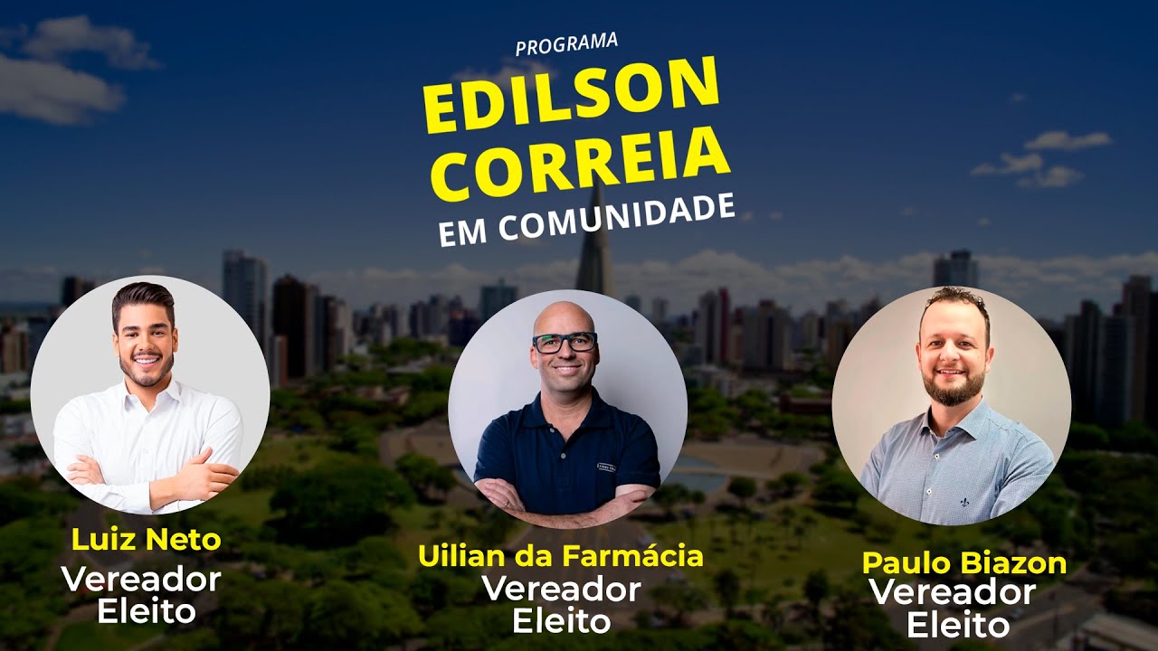 EDILSON CORREIA EM COMUNIDADE – 24/10/2024