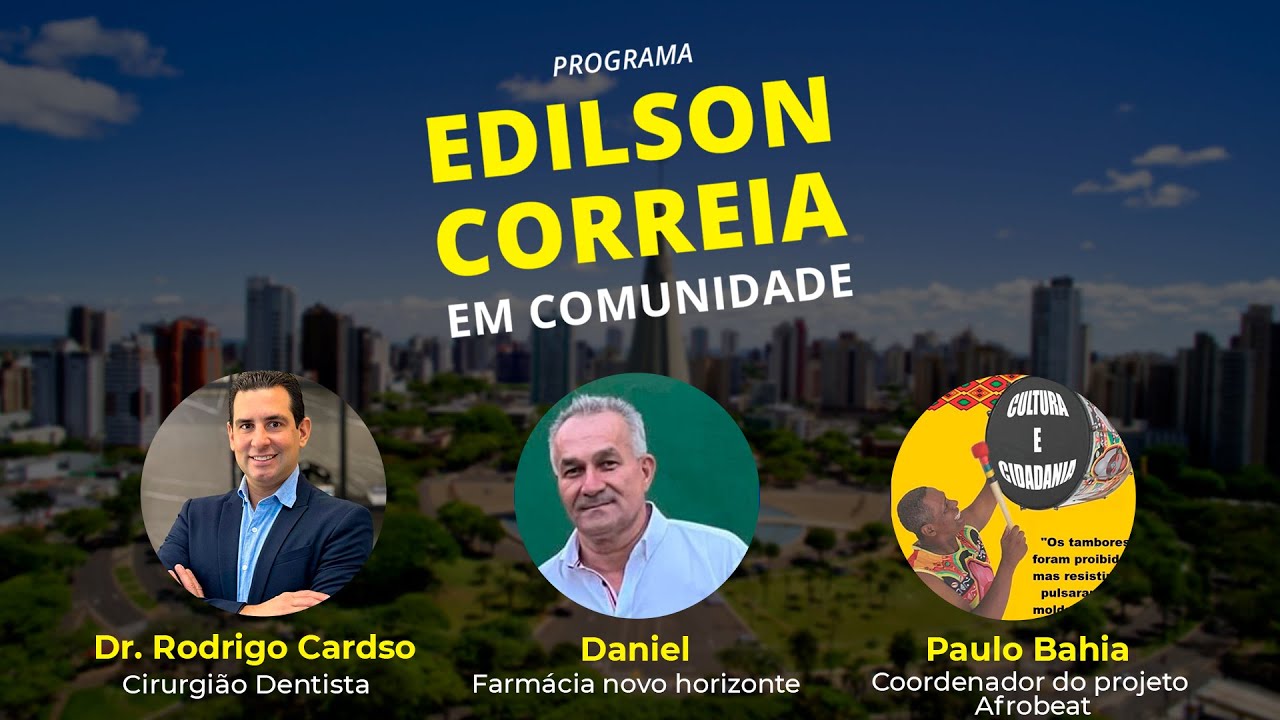 EDILSON CORREIA EM COMUNIDADE – 16/05/2024