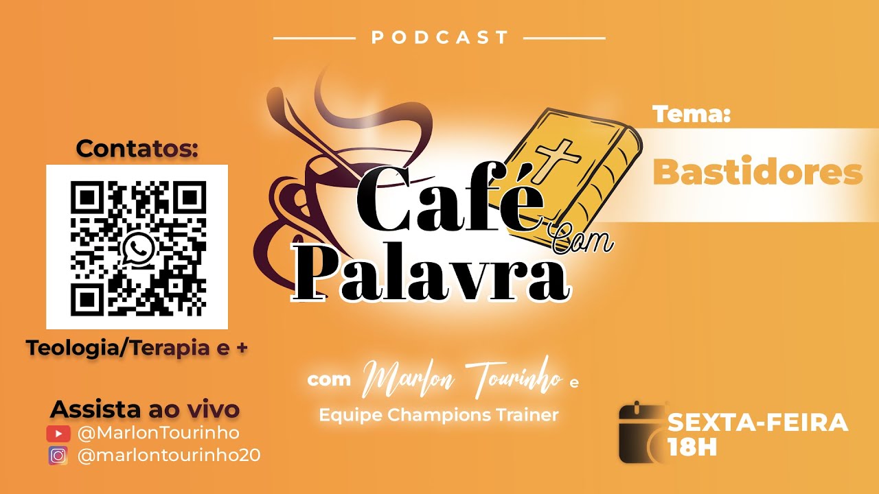 Bastidores | Cafe com Palavra por Marlon Tourinho – TV INGÁ – EP 3