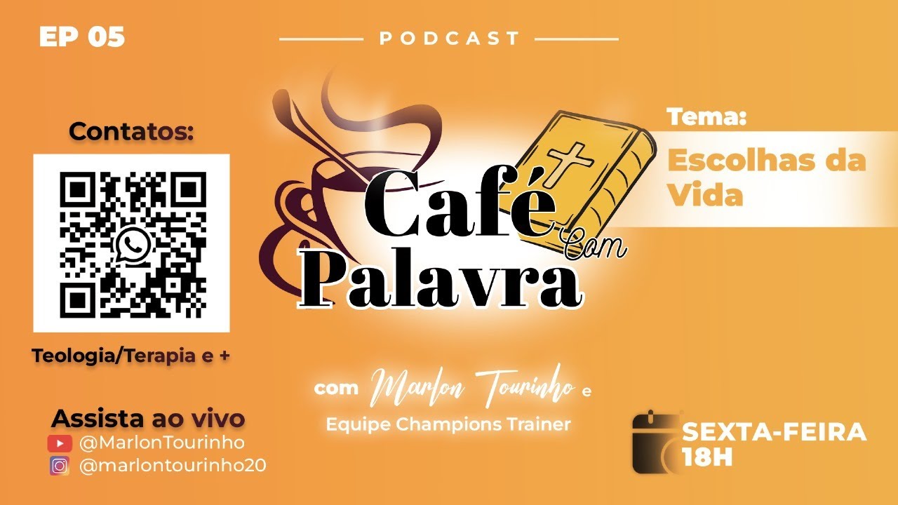 Escolhas da Vida | Café Com Palavra Por Marlon Tourinho – TV INGÁ | Ep 05