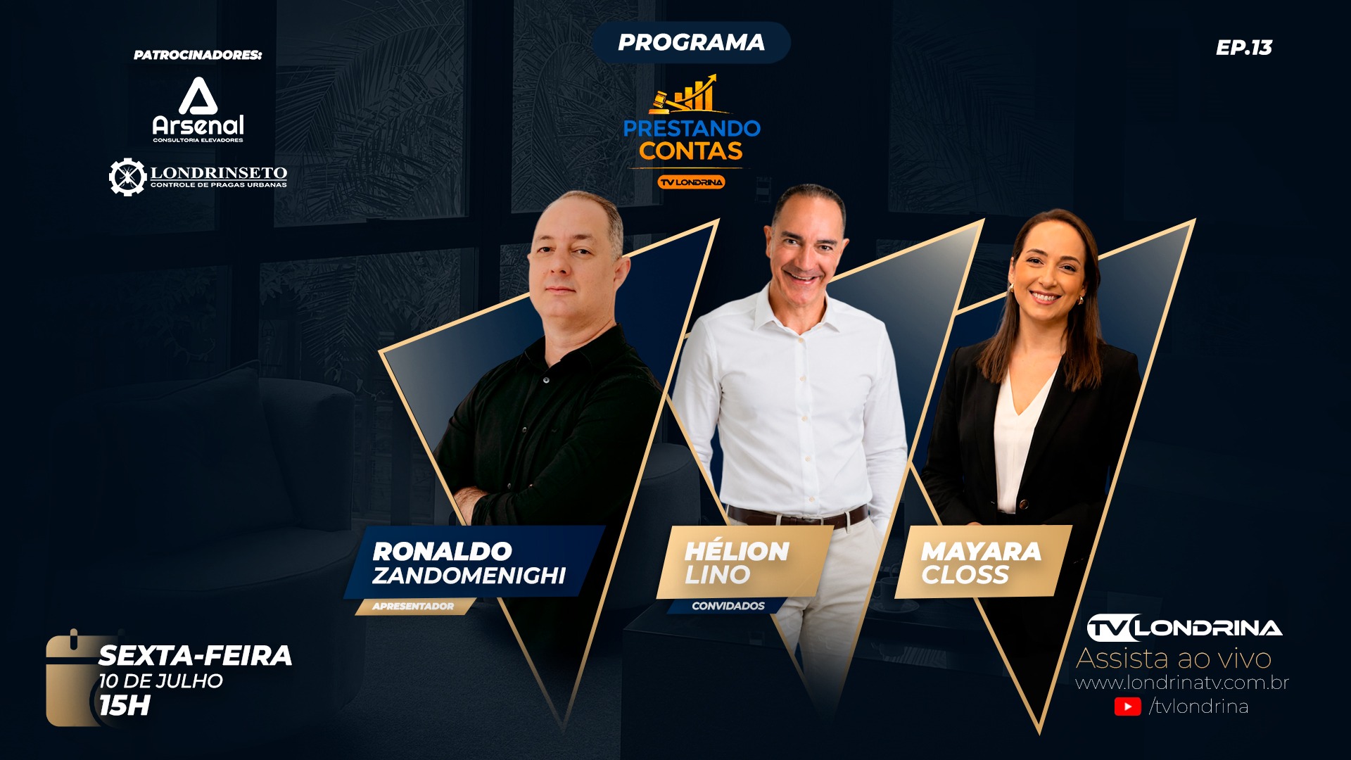 Prestando Contas EP.13 | com Hélion Lino e Mayara Closs | Ronaldo Zandomenighi | TV Londrina